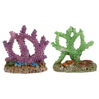 Umjetna koralja biljna riba rezervoarska ukras za smole akvarijum koralni ukras