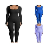 Cathery Women Yoga Jumpsuits Workout Redout Worksned SPORT JumpSuits Bodycon Potpuno tijelo Romper Bodysuit
