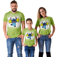 Majica Porodična odjeća Stitch Majica Ležerne majice Moderan kratki rukav Crew Crt Majica Mammy & Me,