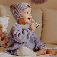 Toddler Baby Girl Boys džemper kabel pleteni bomboni boja pleteni pulover vrhovi djeca jesen zimskog