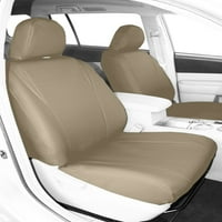 Calrend Prednja kašika FAU kožne poklopce sjedala za 2012 - Toyota Sequoia - TY370-05L SANDSTONONI Umetanje i ukrašavanje