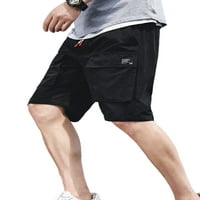 Avamo Muškarci Loose High Sheik Mini pantalone Ljeto Široko noga Ležerne prilike Muns CrdString Fitness