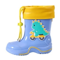 Kpoplk Toddler Rain Boots Girls Classic Dinosaur Dječja kiša kiša Gume Dječje cipele za vodu Kišne čizme