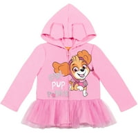 Paw Patrol Skye Little Girls Zip Up up kostim hoodie ružičasta 6-6x