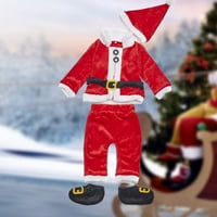 Beba božićne odjeće zimski dugi rukavi Santa Claus modeliranje prerušiti se