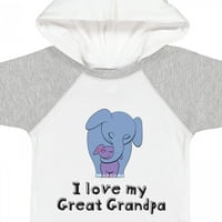 Inktastic Volim svoj sjajni djed poklon slona dječaka ili dječje dječje dječake