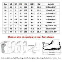 Clearance Verpretridure Ženske sandale Ljetne casual Clip-Toe Cipele Stan Thong Rhinestone Comfy sandale