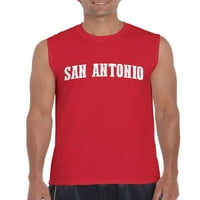 Normalno je dosadno - muške grafičke majice bez rukava, do muškaraca veličine 3xl - San Antonio