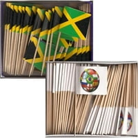 Mini Jamaica i nogometne kuglice za zastave za zube, bojica i Bo nogometne kuglice za zube; Mali mini