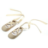 Lacyhop baby stanovi čipke up plesne cipele mekani soli balet ravne performanse Neklizajuće cipele za