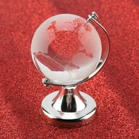 Tebru Crystal Kvarcna sfera, okrugla Zemlja Globe Svjetska karta Kristalno stakla Kugla sfera Početna