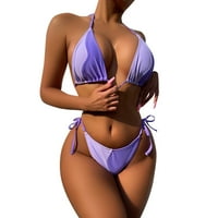 Dvije za žene spajanje bikinis kupaći kostim push up kaikini set ljetna plaža brazilski kupaći kostimi