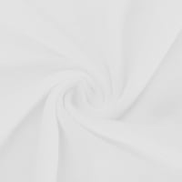 Ženski ljetni vrhovi grafički grafički otisci Bluze casual ženske majice kratki rukav bijeli 5xl