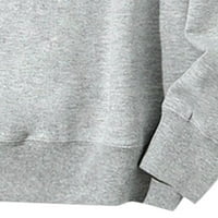 Pulover bluza za muškarce Božićne nove kreativne ležerne tiska dugih rukava s dugim rukavom Plus džemper