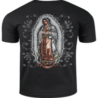 Košulja MANSBANC MENS NUEstra Reyna majica Virgen Mary napušta prednji i zadnji dizajn TEE