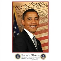 Pop kultura Grafika Mov Barack Obama - Inauguracija sa filmskim posterom za predsjedničke brtve, 17