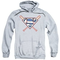 Superman - prekriženi miševi - pull-preko hoodie - XX-Veliki