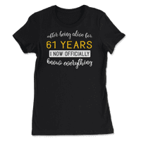 61. majica za rođendan - godina stari rođendanski poklon