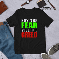 Za trgovca kupujte strah prodajte pohlepu trgovca majica