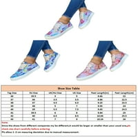 Harsuny Womens Pokretanje cipela Sport platnene tenisice cvjetne atletičke cipele casual okrugli nožni