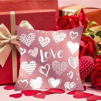 Wozhidaoke Valentines Decor Decor Happy Dekoracija zaljubljenih ukrasa Dekorativni bacanje jastuk za