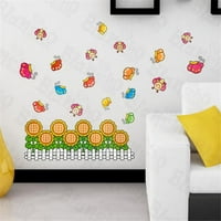 Suncokreti i pčele - velike zidne naljepnice Naljepnice Appliques kućni dekor