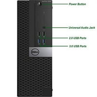 Dell Optiple Mali obrazac Desktop računar, Intel Core i 6500, 3.2GHz procesor, 16GB RAM-a, 2TB SSD uređaj,