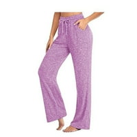 Flare joga hlače za žene modne haljine Hlače joga hlače Brze pantalone za brzo sušenje Široke noge hlače