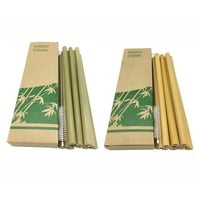 Rukovanje za višekratnu upotrebu Prirodne bambusove pitke slamke, za višekratnu upotrebu, ekonomski