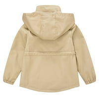Jakna za dijete 100 - Dječji dječaci Djevojke Vodootporna jakna s kapuljačom pamučna obloga kaputa za