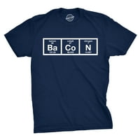 Muška hemija slanine majice smiješno nerdy grafički periodično znanost - 5xl grafički teženi