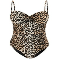 Ganni Leopard kupaći kostim