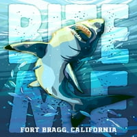 Fort Bragg, Kalifornija, Velika bijela morpa, ugrizi me