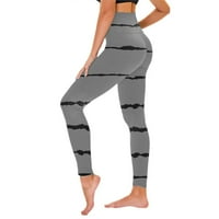Hlače za ženski viši struk tiskani vitki moći gamaše maslačke meke vruće hlače mršave hlače za vježbanje