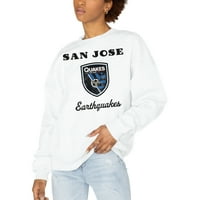 Ženska gameday Couture White San Jose Earthquakes Premium runo Drop pulover Duks