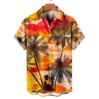Muške majice Havajska 3D ispis kratkih rukava labava majica