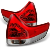Odgovara 2011 - Sienna crvena Clear Clear LED repni svjetla vanjska set lijevo + desni par