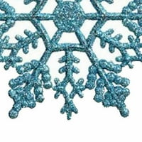 od plastičnog božićnog Xmas pahuljicama ukrasi sitni pjenušava sekfica sjaja snijeg na string vjenčani