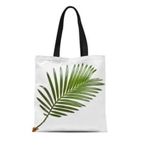 Platno tote torba bilju zeleni list palmi na prehrambeni kokosovi za višestruki namirnice za višekratnu