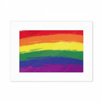 Stippling Rainbow LGBT foto montirajte okvir slike umjetno slikarska radna površina
