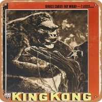Metalni znak - King Kong - Vintage Rusty Look