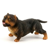 Mesull maltretiranje pitbull, model igračka simulirana kolekcionalna plastična simulacija divljim životinjskim