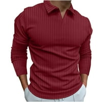 Muške košulje Sport Ležerne prilike dugih rukava Wicking Golf Majica Pamuk Slim Fit Revel Tenis bluza