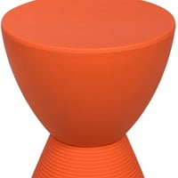 Savremeni dizajn Moderni okrugli bočni stol - narandžasta