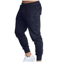 Auroural Big Muškarci Sportske hlače Muškarci Ležerne prilike čvrste uske ugradbeni elastični džepovi