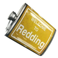 Filk Yellow Road znak Dobrodošli u Redding