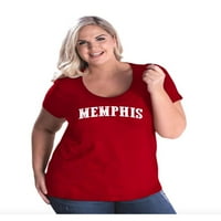 Ženska majica plus veličine - Memphis