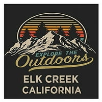 Elk Creek California Suvenir 2x magnet za frižider Istražite napolju