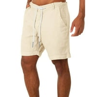 Štorke za ploče Muške muške ljetne casual fitness bodybuilding pamučni posteljini pantalone na plaži