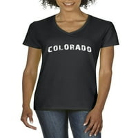 Arti - Ženska majica V-izrez kratki rukav - Kolorado